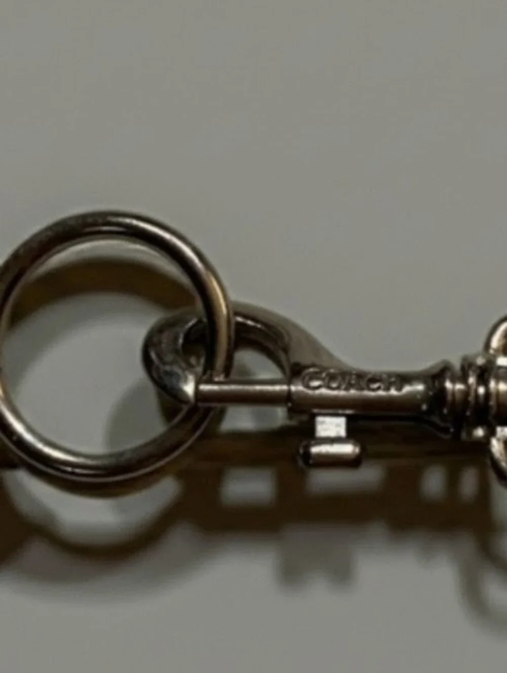 Coach Leatherware Card Case & Coach Trigger Snap Key Clip